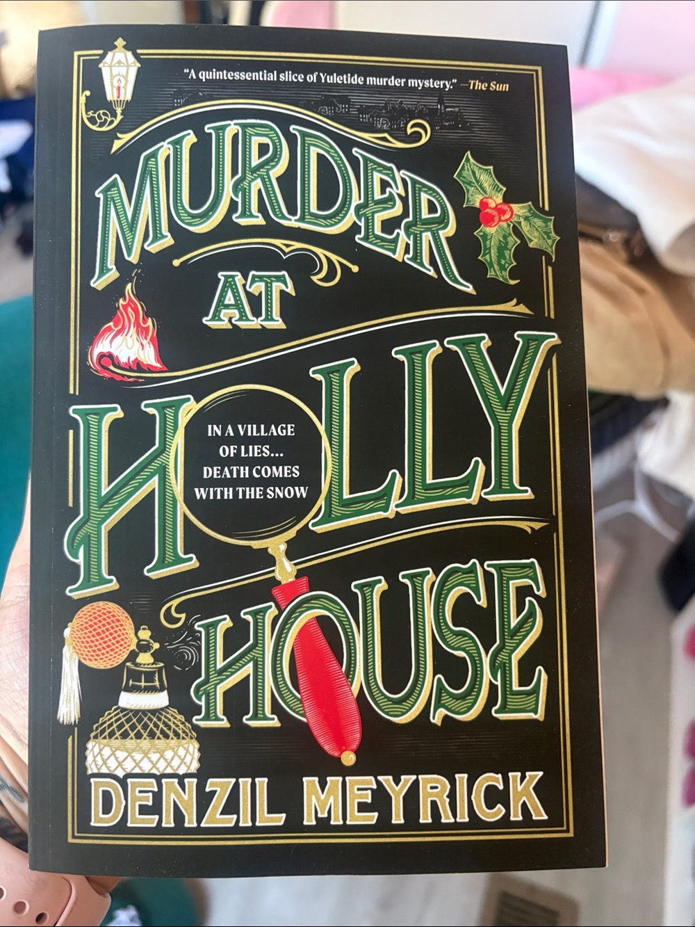 Murder at Holly House by — Black & Green Holiday Mystery